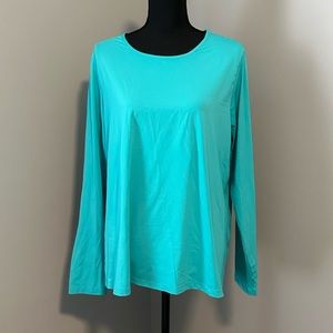 Lands’ End Ladies Rash Guard / Cover Up / SPF 50